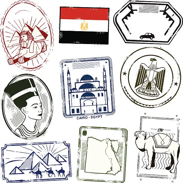 Vector illustration of Egyptian Splendor