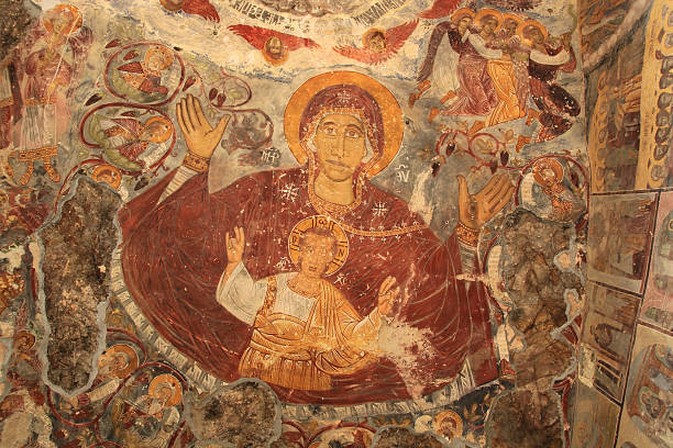 istock Fresco of Sumela Monastery 121158683
