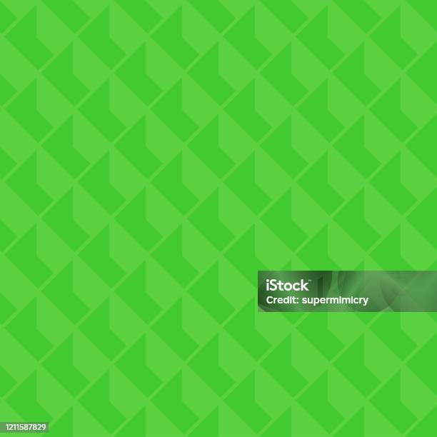 Green Blocks Pattern Seamless Op Art Vector Pattern Of Green Blocks Stock Illustration ...