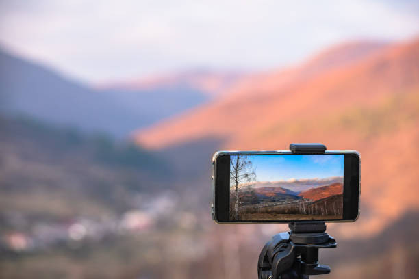 istock The smartphone takes off the sunset 1211587874