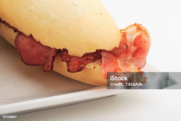 Di Pancetta Roll - Fotografie stock e altre immagini di Alimentazione non salutare - Alimentazione non salutare, Alla griglia, Baguette