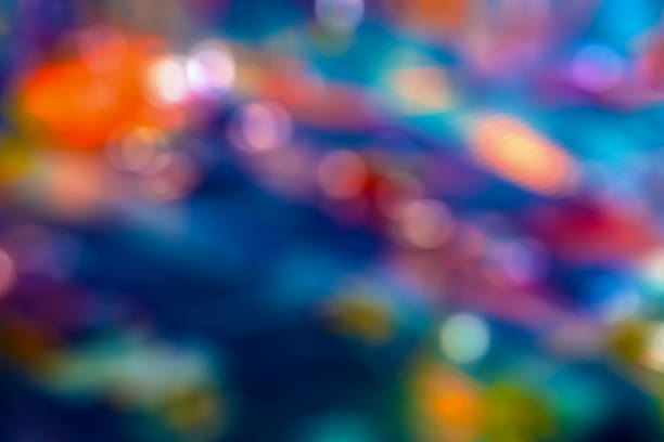 istock Abstract blurred night cityscape bokeh lights background 1211589897