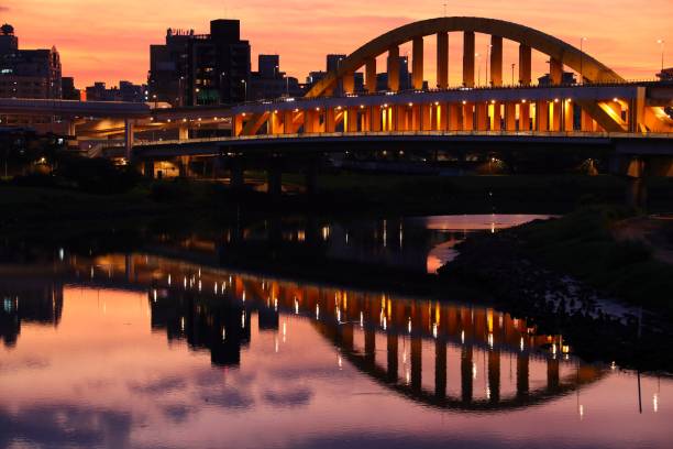 istock Taipei city sunset skyline 1211590652