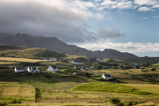 landscape in the northeast of the Isle of Skye