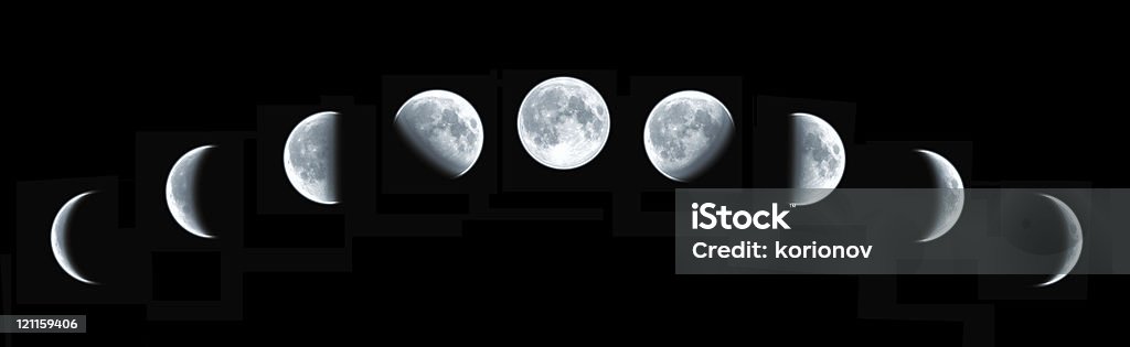 Eclissi lunare totale - Foto stock royalty-free di Luna