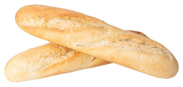 istock baguette isolated on white background. With Clipping Path 1211596276