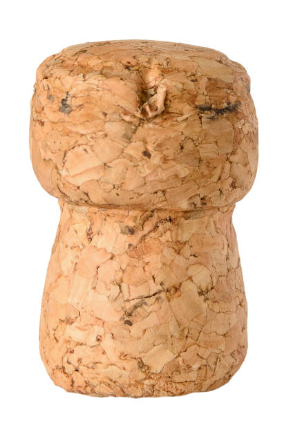 istock Wine cork close-up isolated on a white background 1211599556