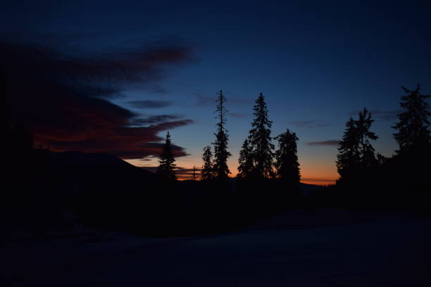 istock Landscape from the mountain at sunset 1211601590