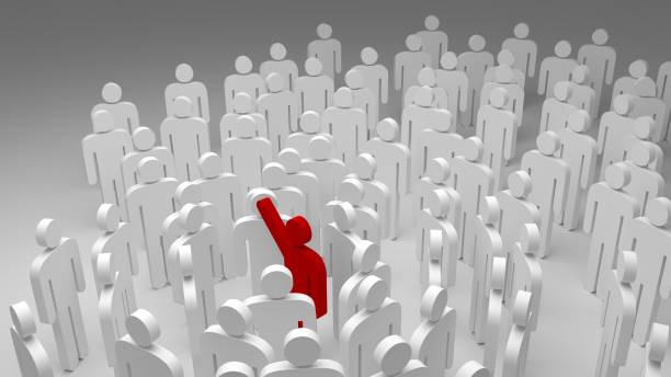 istock group of people, 3d illustration 1211609830
