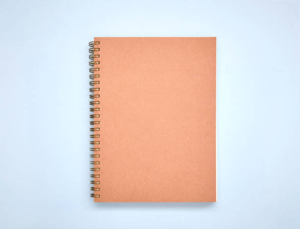 book cover mock up on blue background