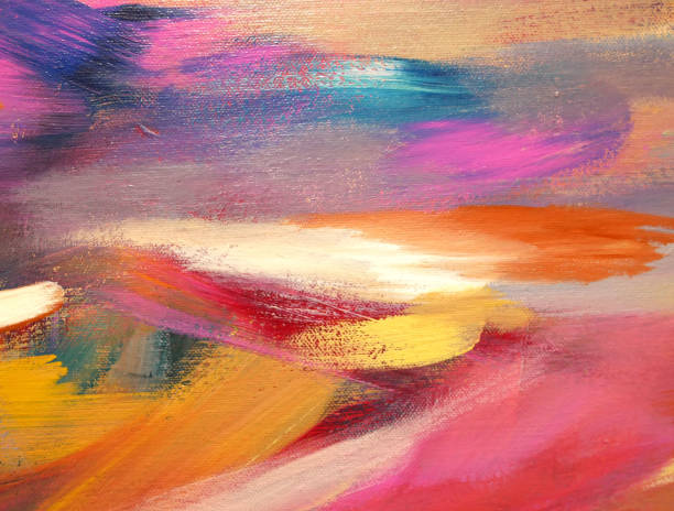 istock Art background multicolored texture painting. 1211613452