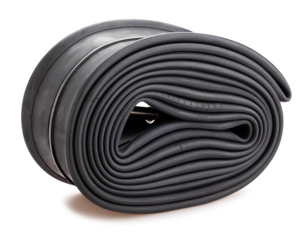 bike tube path isolated on white