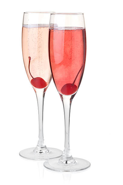 istock Red and rose champagne 121161840