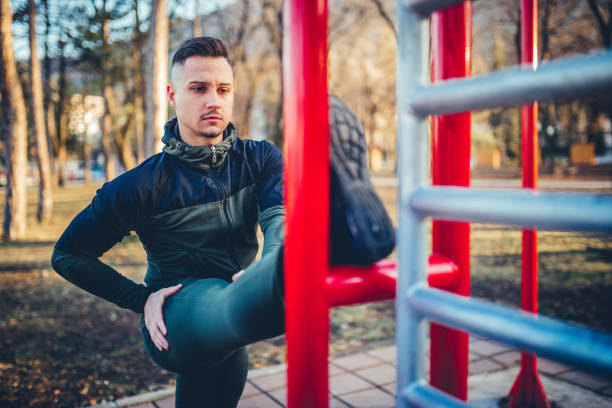 istock Sports man exercising outside 1211620517