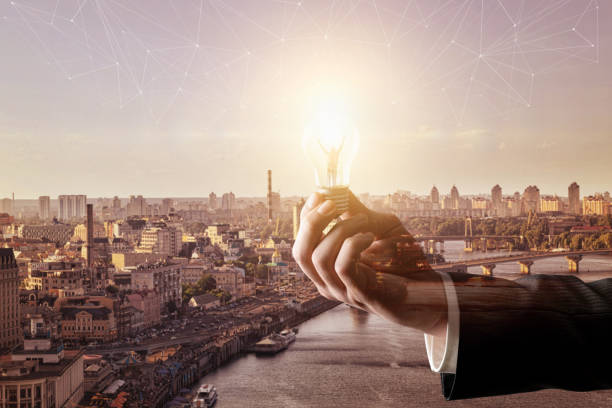 istock The concept of a successful idea. 1211623594