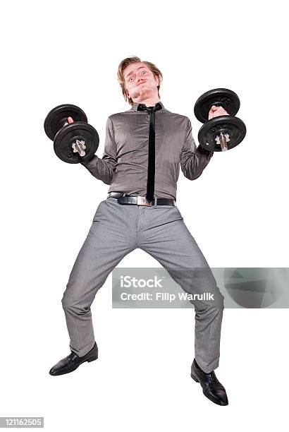 Its Really Heavy Stock Photo - Download Image Now - Anaerobic Exercise, Business, Businessman