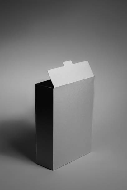 istock Blank carton food package, vertical 1211628993