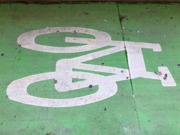 istock Bike Lane 1211629257