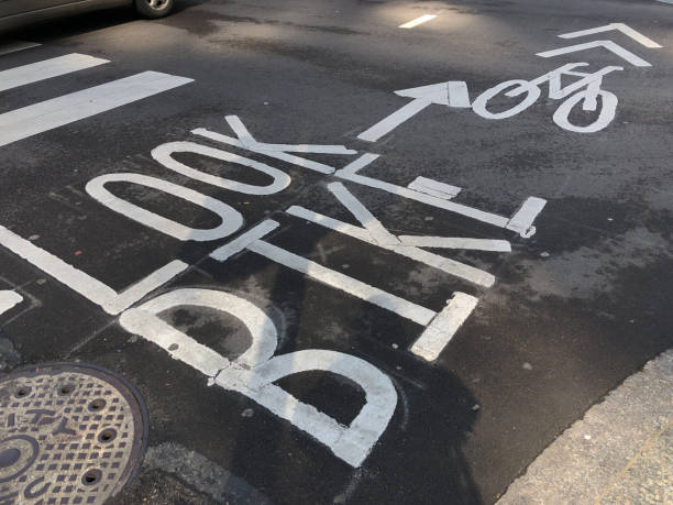 istock Bike Lane 1211629289