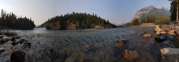 istock Fairmont Banff Springs River 1211632422