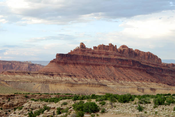 istock Sandstone rock formation in southern Utah resembling a ship 1211638654