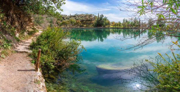 istock Lake of Zaros at spring, Crete, Greece. 1211641486