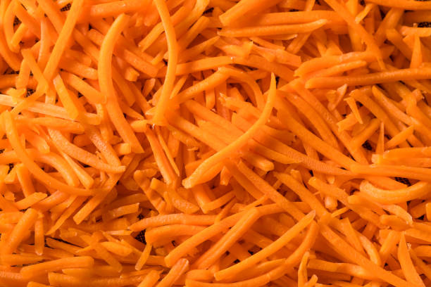 istock Raw Organic Orange Carrot Shreds 1211651133