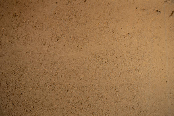 istock A wall made of ecologically sustainable clay plaster 1211653438