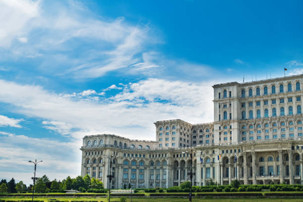 istock Parliament in Bucharest city, Romania 1211663025