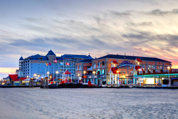 Ocean City is an Atlantic resort town in Worcester County, Maryland. Ocean City is a major beach resort area along the East Coast of the United States.