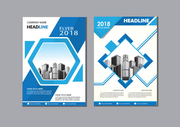 istock Business abstract vector template. Brochure design, cover modern layout, annual report, poster, flyer in A4 with colorful triangles, geometric shapes for tech, science, market with light background 1211665076
