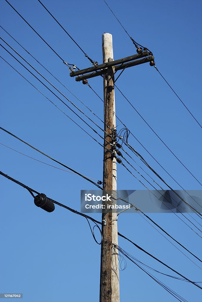 Pole  Cable Stock Photo