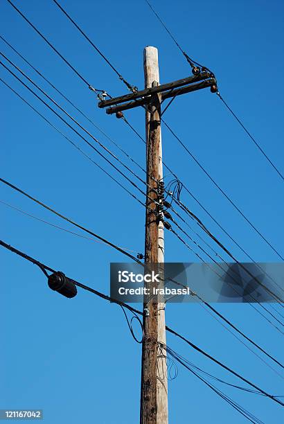 Pole Stock Photo - Download Image Now - Cable, Color Image, Electricity