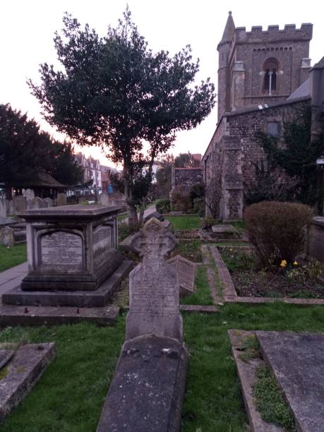 istock Church with Churchyard in England 1211675261