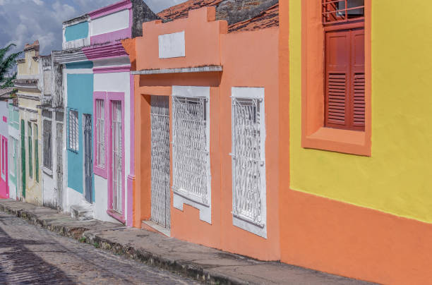 istock Colonial style houses in Olinda 1211675343