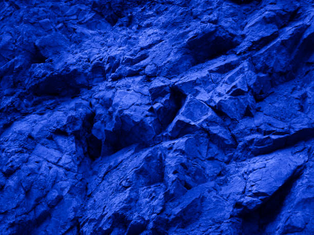 istock Abstract blue background. Toned mountain texture. Close-up. 1211680941