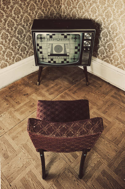istock Vintage Television Off-Air 1211683841