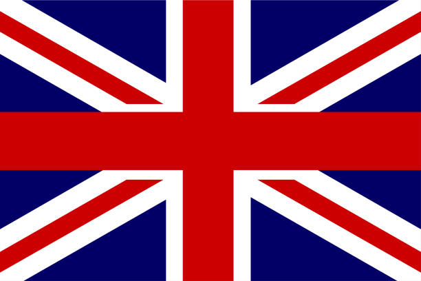 illustrazioni stock, clip art, cartoni animati e icone di tendenza di bandiera del regno unito, bandiera del regno unito - english flag british flag flag british culture