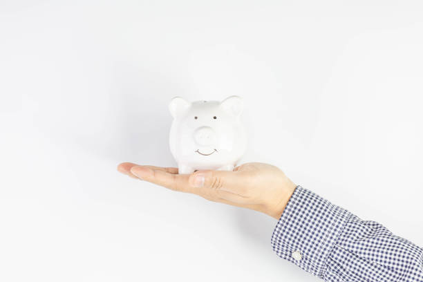 Holding Piggy Bank