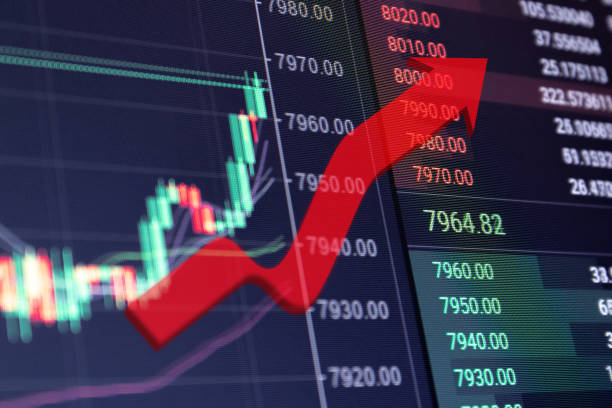 istock Rising stock market concept 1211693233