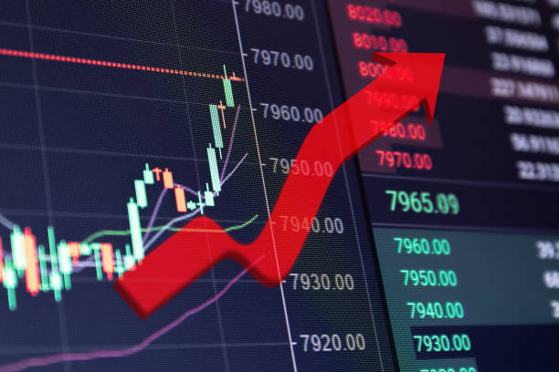 istock Rising stock market concept 1211693297