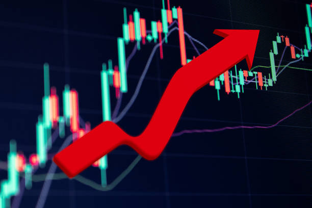 istock Rising stock market concept 1211693309