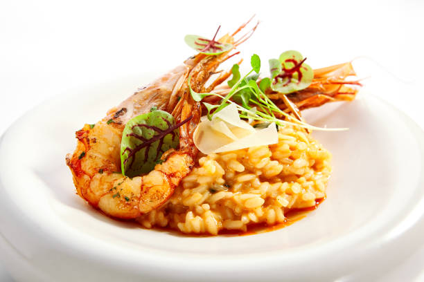 istock Risotto tom yam with argentinian shrimp 1211707362