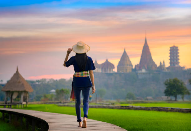 istock Walking to the temple 1211707596