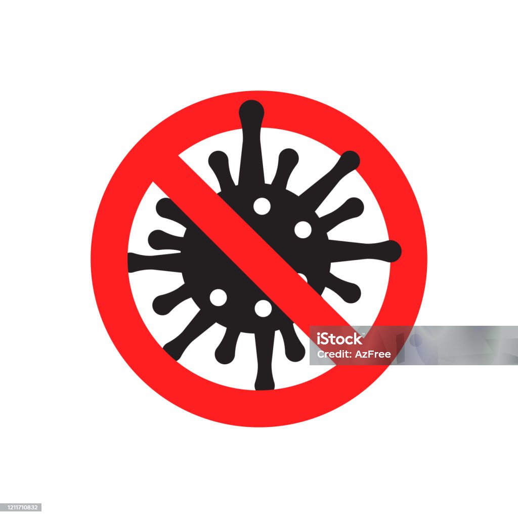 Caution Virus Sign Virus Danger Vector Stock Illustration - Download ...