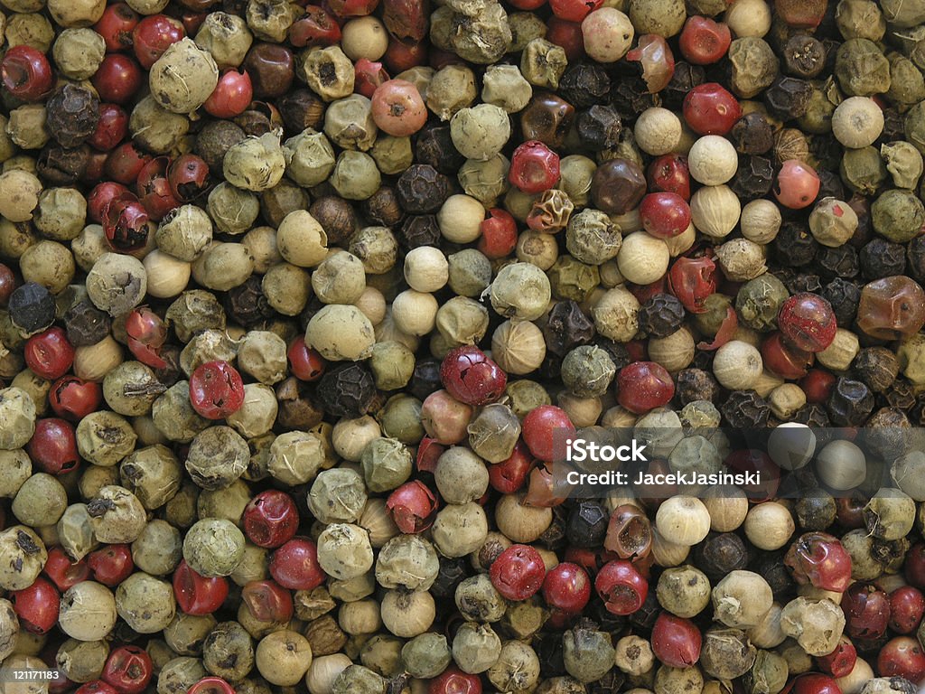 Pimienta en primer plano de fondo de semillas - Foto de stock de Aderezo libre de derechos
