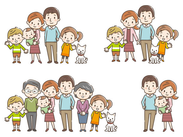 156,436 Cartoon Family Stock Photos, Pictures & Royalty-Free Images -  iStock | Cartoon family house, 3d cartoon family, Cartoon family creation  kit