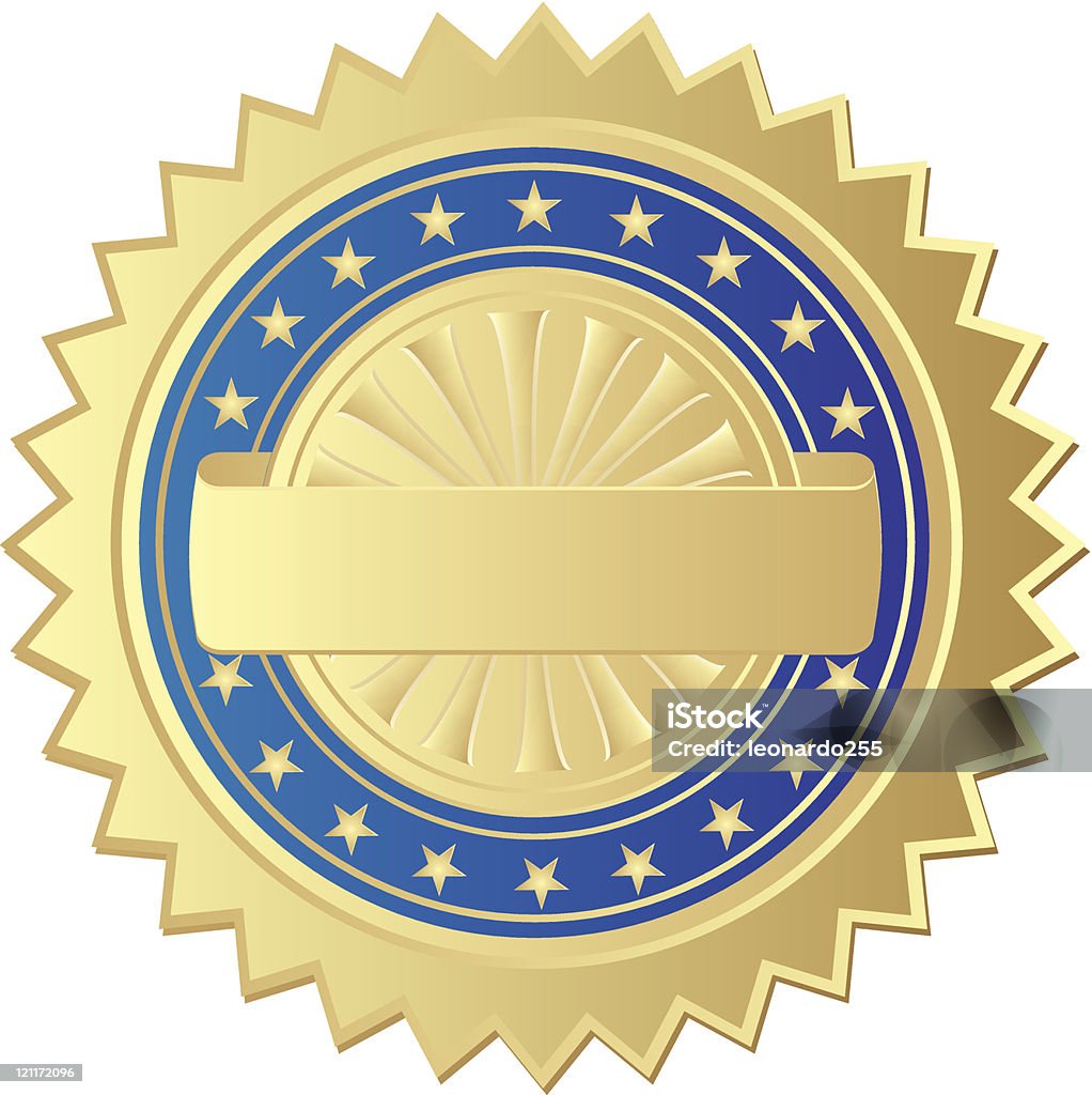 gold seal - Lizenzfrei Abmachung Vektorgrafik
