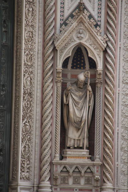 istock Statue on Florence Cathedral Italy 1211726846