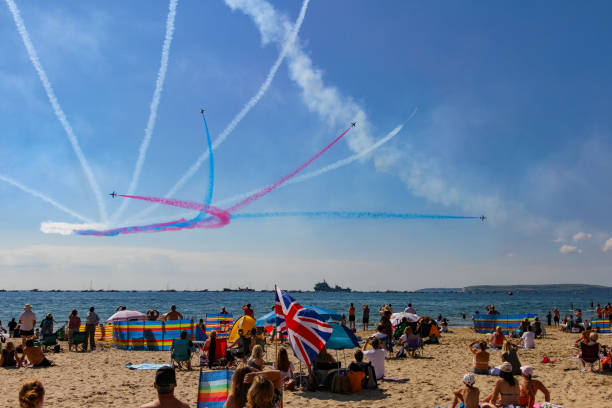 bournemouth airshow - airshow fotografías e imágenes de stock